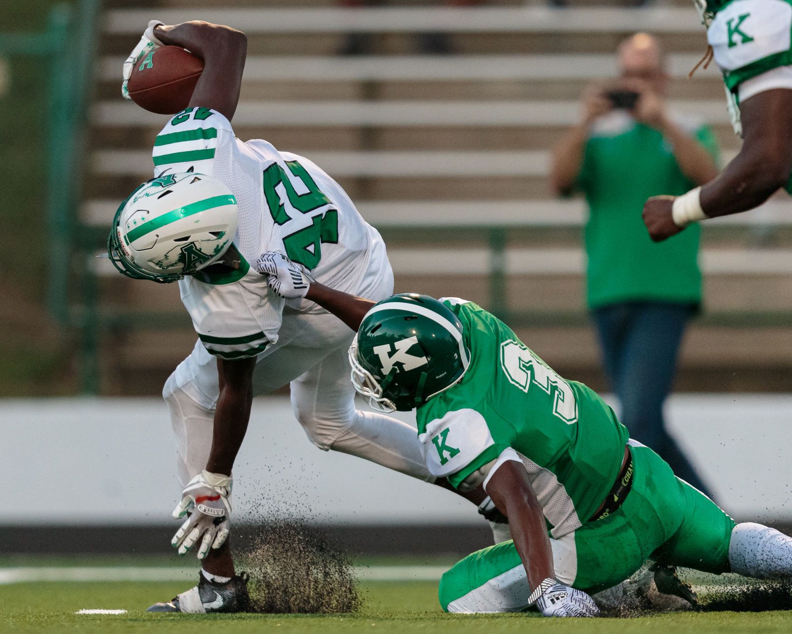 The A.L. Brown Wonders host the Gastonia Ashbrook Greenwave on a brand new field in their season opener.